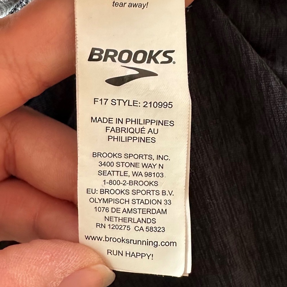 Brooks Men's Athletic Long Sleeve Performance Shirt Size S Activewear Running - Picture 6 of 11